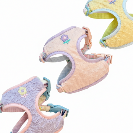Tuff Hound Pastel Flower Pet Harness