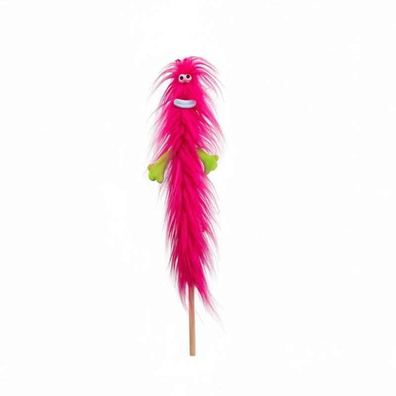 Wiggly Long-Hair Monster Teaser Rope For Cat