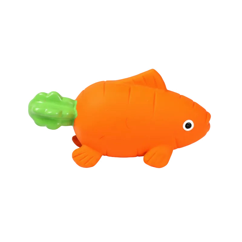 Carrot Fish Squeaky For Dog