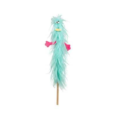 Wiggly Long-Hair Monster Teaser Rope For Cat