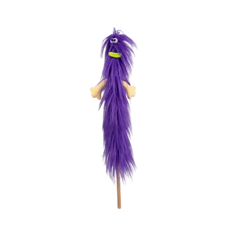 Wiggly Long-Hair Monster Teaser Rope For Cat