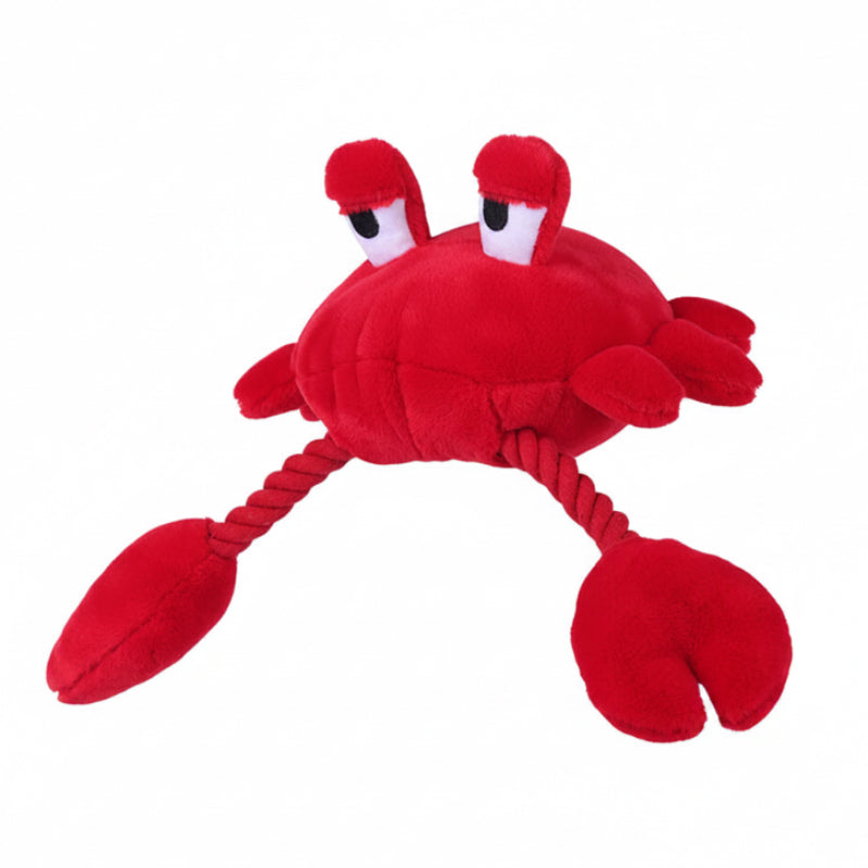 Red Crab Plushy For Dog