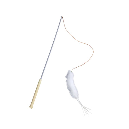 Genuine Leather Teaser Rope For Cat