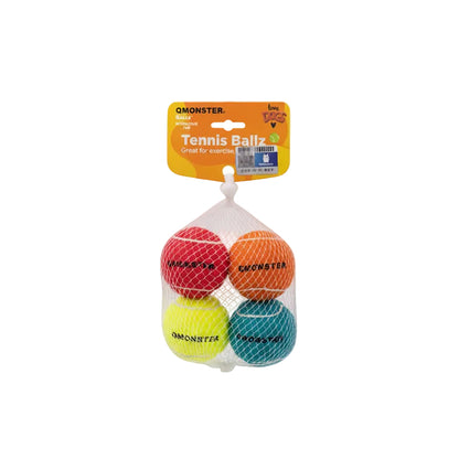 4-Color Tennis Ball Plushy For Dog