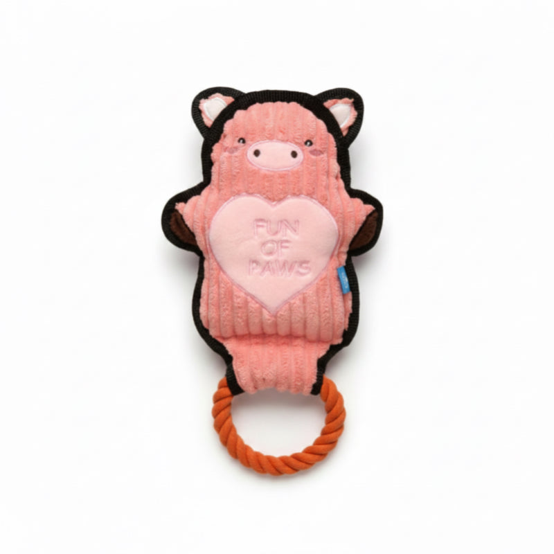 Pig Tug Plushy For Dog